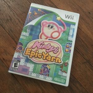 Kirbys epic yarn wii game